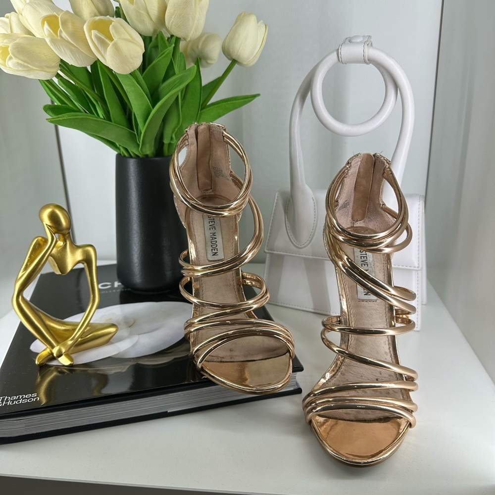 rose gold steve madden heels